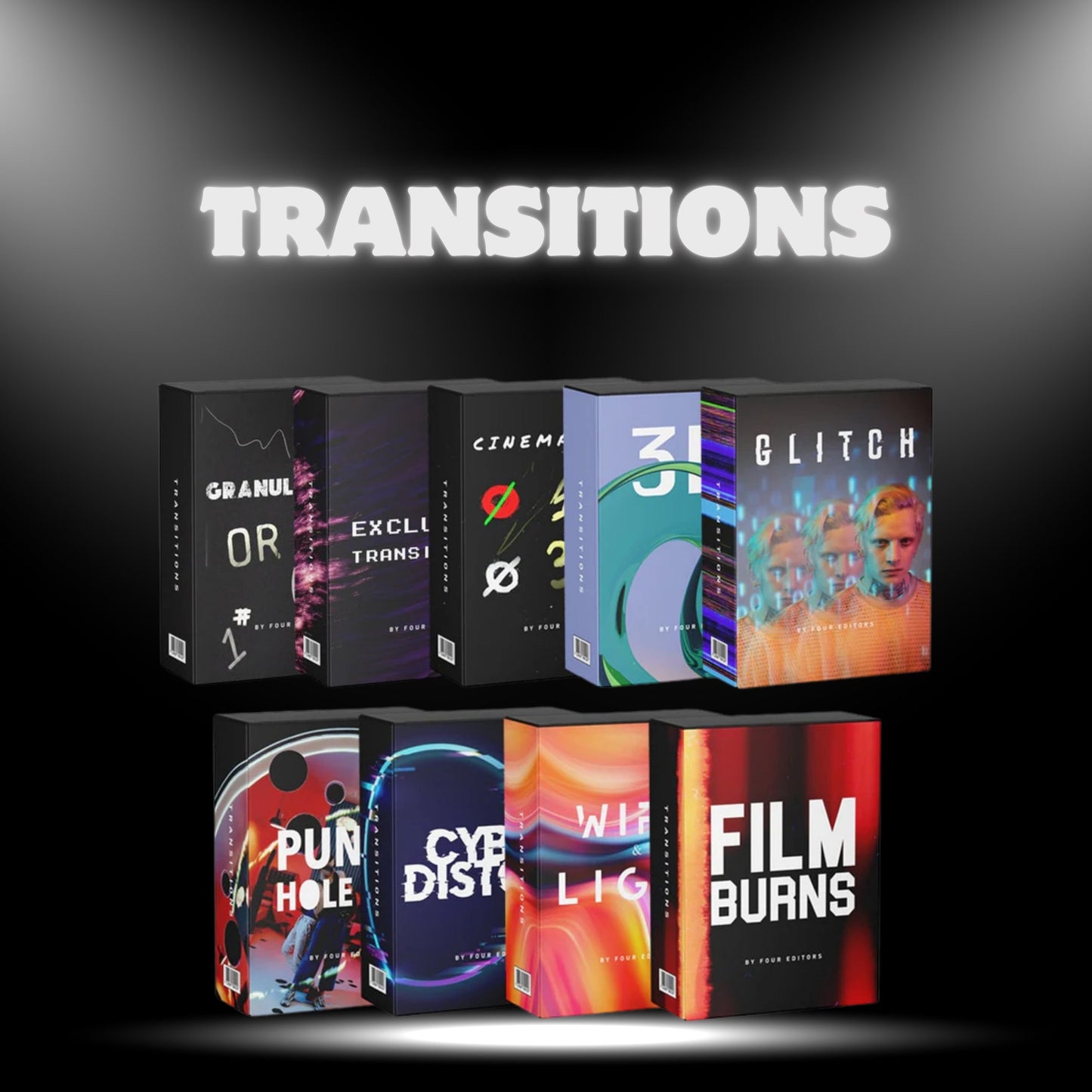 PLATINUM (ALL IN ONE)- Plugins +Transition + Textures + Overlays -BUNDLE