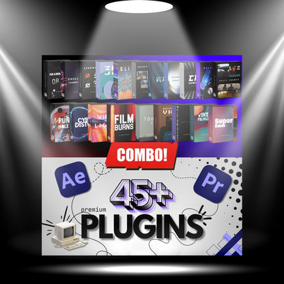 PLATINUM (ALL IN ONE)- Plugins +Transition + Textures + Overlays -BUNDLE